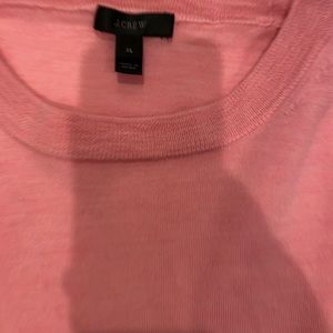 J Crew Sweater light pink wool